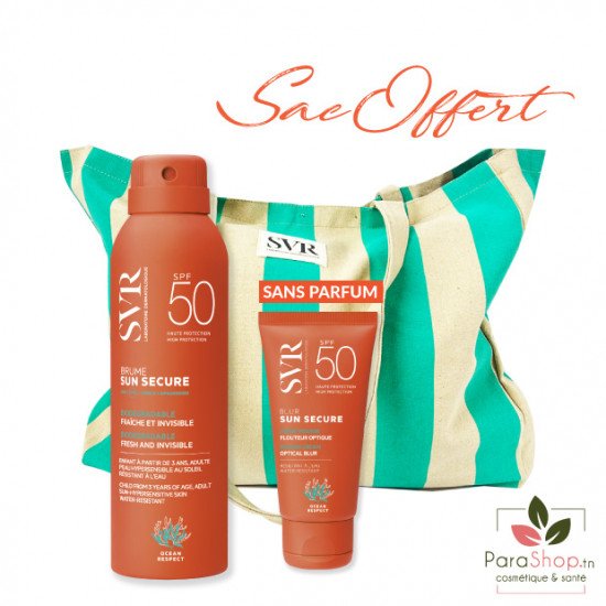 SVR PACK SUN SECURE Brume + Blur Sans Parfum - 2025 SVR PACK SUN SECURE Brume + Blur Sans Parfum - 2025