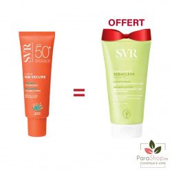 SVR PACK SUN SECURE FLUIDE + SEBIACLEAR CREME LAVANTE 55ML OFFERTE - 2026 SVR PACK SUN SECURE FLUIDE + SEBIACLEAR CREME LAVANTE 55ML OFFERTE - 2026