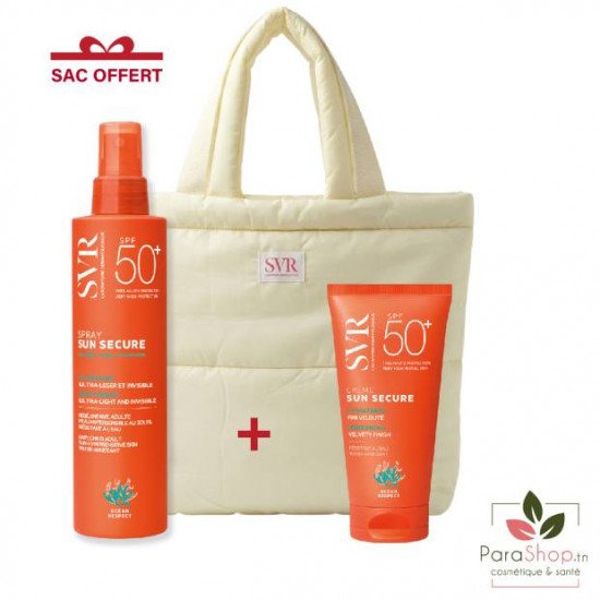 SVR PACK SUN SECURE Spray SPF50+ + CREME SPF50+ - 2026 SVR PACK SUN SECURE Spray SPF50+ + CREME SPF50+ - 2026