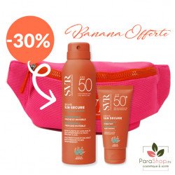 SVR PACK TROUSSE BANANA SUN SECURE Brume (-30%) + Creme SPF50+ - 2025  SVR PACK TROUSSE BANANA SUN SECURE Brume (-30%) + Creme SPF50+ - 2025