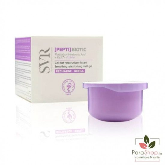 SVR PEPTI Biotic Recharge Gel Mat Régénérant Lissant 50ML SVR PEPTI Biotic Recharge Gel Mat Régénérant Lissant 50ML
