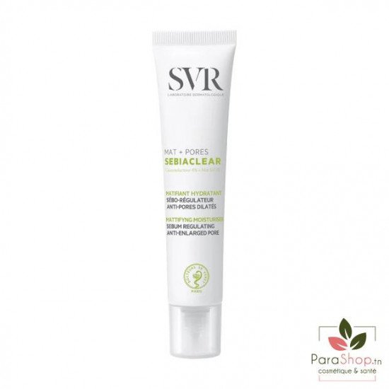SVR SEBIACLEAR MAT + PORES Soin Matifiant 40ML SVR SEBIACLEAR MAT + PORES Soin Matifiant 40ML