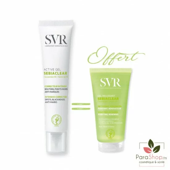 SVR SEBIACLEAR PACK Active Gel + SEBIACLEAR GEL 55ML OFFERT SVR SEBIACLEAR PACK Active Gel + SEBIACLEAR GEL 55ML OFFERT