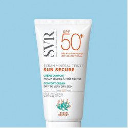 SVR SUN SECURE ECRAN MINERAL TEINTE Peaux Seches a Tres Seches SPF50+ SVR SUN SECURE ECRAN MINERAL TEINTE Peaux Seches a Tres Seches SPF50+