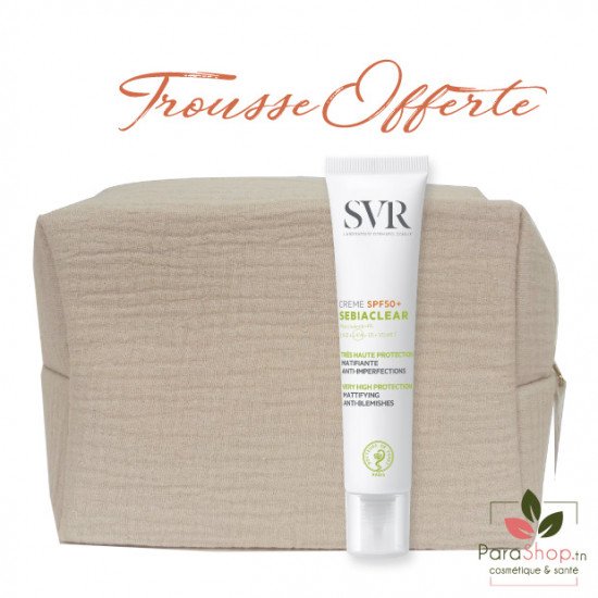 SVR TROUSSE SEBIACLEAR CREME SPF50+ 40ML SVR TROUSSE SEBIACLEAR CREME SPF50+ 40ML