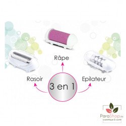TECHWOOD EPILATEUR RASOIR RAPE RECHARGABLE 3EN1 TREP-351 TECHWOOD EPILATEUR RASOIR RAPE RECHARGABLE 3EN1 TREP-351