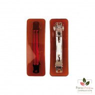 TITANIA 2 Barrettes Marrons 8.5x2.5CM - 7860B TITANIA 2 Barrettes Marrons 8.5x2.5CM - 7860B