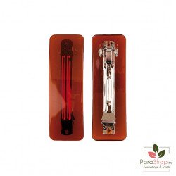 TITANIA 2 Barrettes Marrons 8.5x2.5CM - 7860B TITANIA 2 Barrettes Marrons 8.5x2.5CM - 7860B
