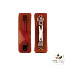 TITANIA 2 Barrettes Marrons 8.5x2.5CM - 7860B