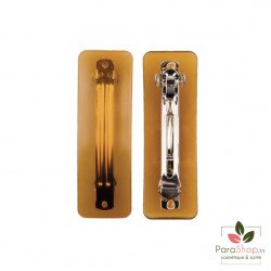 TITANIA 2 Barrettes Marrons Claires 8.5x2.5CM - 7861B TITANIA 2 Barrettes Marrons Claires 8.5x2.5CM - 7861B