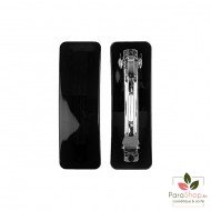 TITANIA 2 Barrettes Noires 8.5x2.5CM - 7859B TITANIA 2 Barrettes Noires 8.5x2.5CM - 7859B
