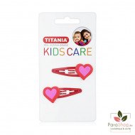 TITANIA 2 Clips a Cheveux Coeur - 8501 Kids TITANIA 2 Clips a Cheveux Coeur - 8501 Kids