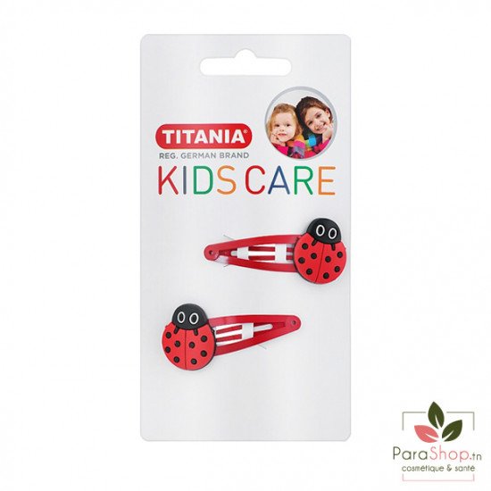 TITANIA 2 Clips a Cheveux Coccinelle - 8510 Kids