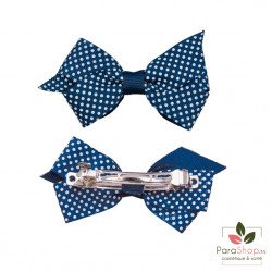 TITANIA 2 Noeuds sur Barette Bleu - 7901 GIRL TITANIA 2 Noeuds sur Barette Bleu - 7901 GIRL