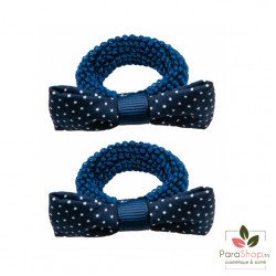 TITANIA 2 Noeuds sur Elastique Bleu - 7904 GIRL TITANIA 2 Noeuds sur Elastique Bleu - 7904 GIRL