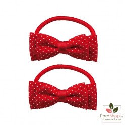 TITANIA 2 Noeuds sur Elastique Rouge - 7906 GIRL