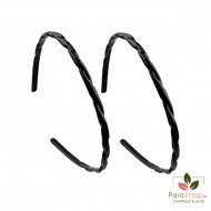 TITANIA 2 Serre Tete Curl Noir - 7963 TITANIA 2 Serre Tete Curl Noir - 7963