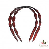 TITANIA 2 Serre Tete Tresse Marron - 7974 TITANIA 2 Serre Tete Tresse Marron - 7974