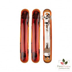 TITANIA 3 Barrettes Marrons 8.5x1.3CM - 7851B TITANIA 3 Barrettes Marrons 8.5x1.3CM - 7851B