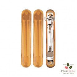 TITANIA 3 Barrettes Marrons Claires 8.5x1.3CM - 7852B TITANIA 3 Barrettes Marrons Claires 8.5x1.3CM - 7852B
