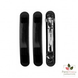 TITANIA 3 Barrettes Noires 9.5x1.5CM - 7856B TITANIA 3 Barrettes Noires 9.5x1.5CM - 7856B