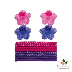 TITANIA 4 Clips Cheveux Fleurs + 8 Rubans Cheveux - 7990 GIRL TITANIA 4 Clips Cheveux Fleurs + 8 Rubans Cheveux - 7990 GIRL