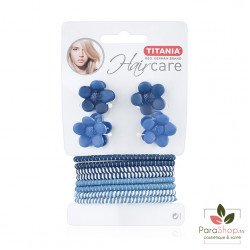 TITANIA 4 Clips Cheveux Fleurs + 8 Rubans Cheveux - 8003 TITANIA 4 Clips Cheveux Fleurs + 8 Rubans Cheveux - 8003
