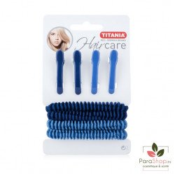 TITANIA 4 Pinces Cheveux + 4 Rubans Cheveux - 8004 TITANIA 4 Pinces Cheveux + 4 Rubans Cheveux - 8004