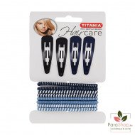 TITANIA 4 Pinces Cheveux + 8 Rubans Cheveux - 8002 TITANIA 4 Pinces Cheveux + 8 Rubans Cheveux - 8002