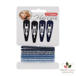 TITANIA 4 Pinces Cheveux + 8 Rubans Cheveux - 8002 TITANIA 4 Pinces Cheveux + 8 Rubans Cheveux - 8002