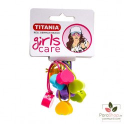 TITANIA 5 Elastiques Coeur pour Tresse - 7983 GIRL TITANIA 5 Elastiques Coeur pour Tresse - 7983 GIRL