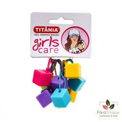 TITANIA 5 Elastiques Cube pour Tresse - 7981 GIRL TITANIA 5 Elastiques Cube pour Tresse - 7981 GIRL