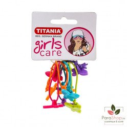 TITANIA 5 Elastiques Papillon pour Tresse - 7980 GIRL