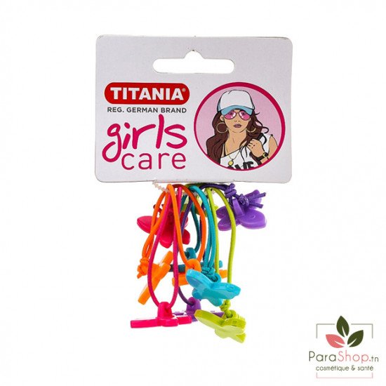 TITANIA 5 Elastiques Papillon pour Tresse - 7980 GIRL