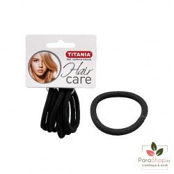 TITANIA 6 Elastiques 5CMX6MM NOIRS - 7812 TITANIA 6 Elastiques 5CMX6MM NOIRS - 7812