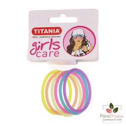 TITANIA 6 Elastiques Silicone 4.5CMX2MM - 7830 GIRL
