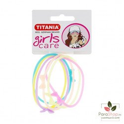 TITANIA 6 Elastiques Silicone 5CMX2MM - 7832 GIRL