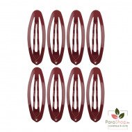 TITANIA 8 Clips a Cheveux Oval Marron 5CM - 7889 B TITANIA 8 Clips a Cheveux Oval Marron 5CM - 7889 B