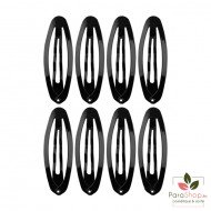 TITANIA 8 Clips a Cheveux Oval Noir 5CM - 7888 B TITANIA 8 Clips a Cheveux Oval Noir 5CM - 7888 B