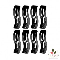 TITANIA 8 Clips a Cheveux Wave Noir 4CM - 7882 B TITANIA 8 Clips a Cheveux Wave Noir 4CM - 7882 B
