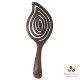 TITANIA Brosse Demelante Flexible Forme Feuille Avec Fibre de Coco 23CM - 2878 TITANIA Brosse Demelante Flexible Forme Feuille Avec Fibre de Coco 23CM - 2878
