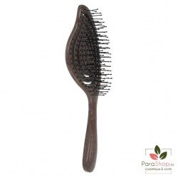TITANIA Brosse Demelante Flexible Forme Feuille Avec Fibre de Coco 23CM - 2878