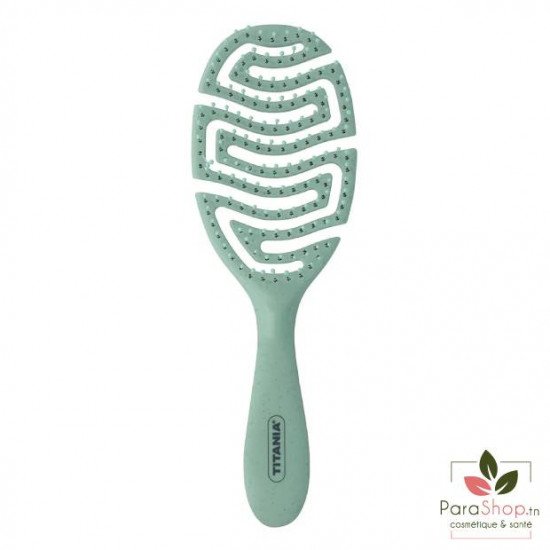 TITANIA Brosse Flex en Plastique Recycle Collection Vert Doux - 2886