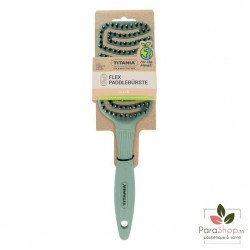 TITANIA Brosse Paddle Flex en Plastique Recycle Collection Vert Doux - 2884