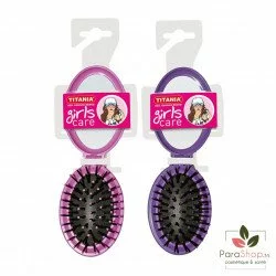 TITANIA Brosse Pliable + Miroir 8,5CM - 1774/GIRL