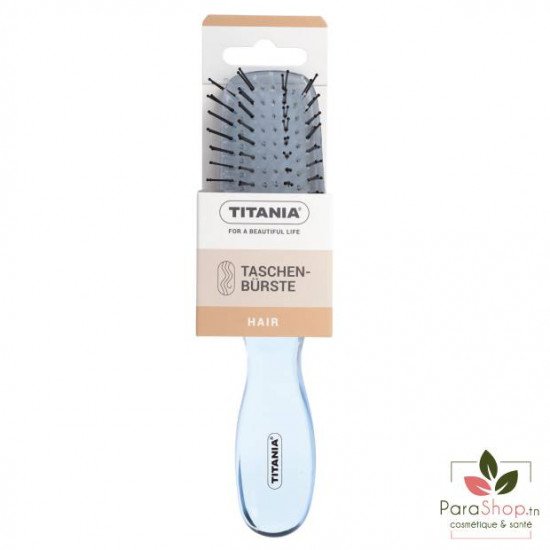 TITANIA Brosse de Poche Crystal Clear A Double Picots Flexibles - 1317 TITANIA Brosse de Poche Crystal Clear A Double Picots Flexibles - 1317
