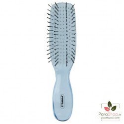 TITANIA Brosse de Poche Crystal Clear A Double Picots Flexibles - 1317