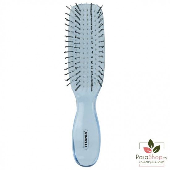 TITANIA Brosse de Poche Crystal Clear A Double Picots Flexibles - 1317 TITANIA Brosse de Poche Crystal Clear A Double Picots Flexibles - 1317