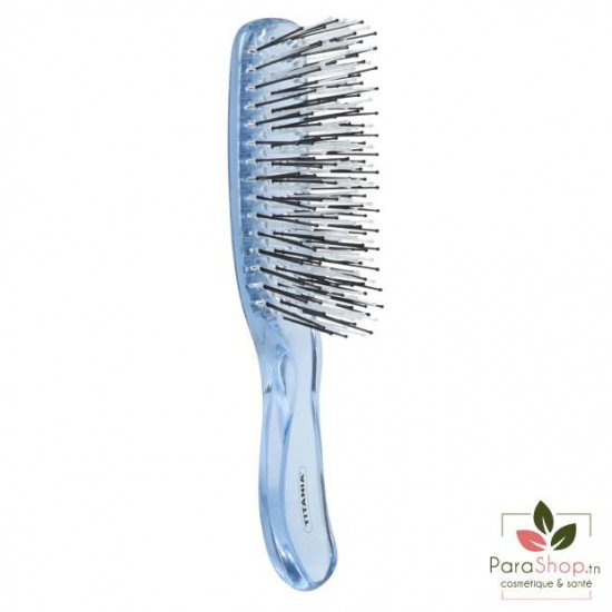 TITANIA Brosse de Poche Crystal Clear A Double Picots Flexibles - 1317 TITANIA Brosse de Poche Crystal Clear A Double Picots Flexibles - 1317