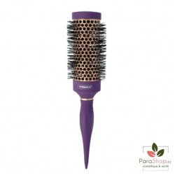 TITANIA BROSSE RONDE A AME METALLIQUE VIOLET/CUIVRE 43MM - 1352